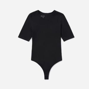 NEW Everlane The Short-Sleeve Crew Neck Bodysuit XS